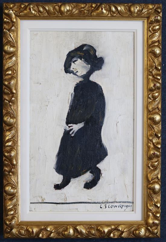 After Lawrence Stephen Lowry (1887-1976) Study of a woman 11.5 x 7in.